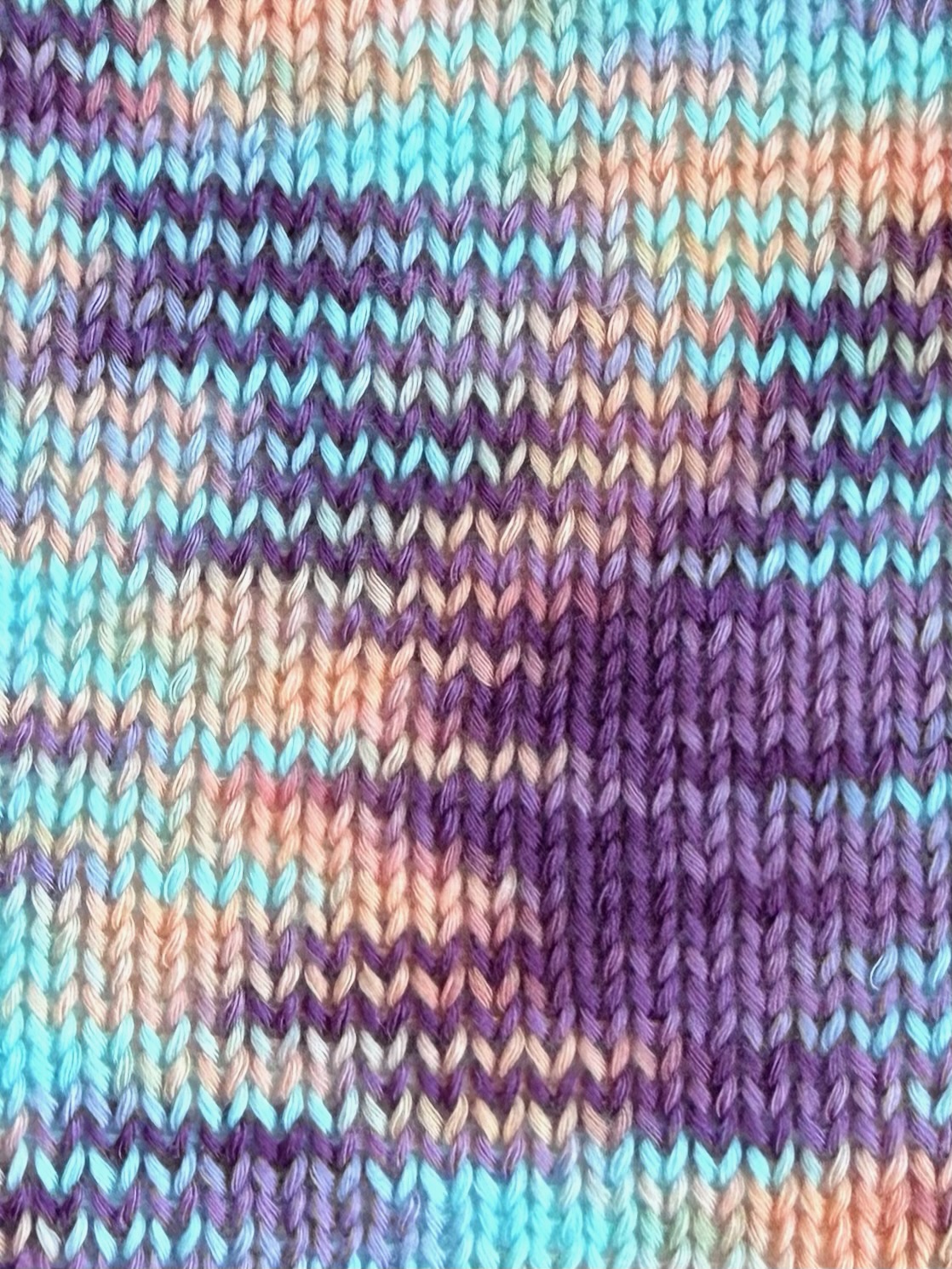 Zimpfer Wolle Art. Mimi Multicolor 500 m / 100 g – Garn aus Bambus und Seide col.  Lilla corallo turchese foto 3